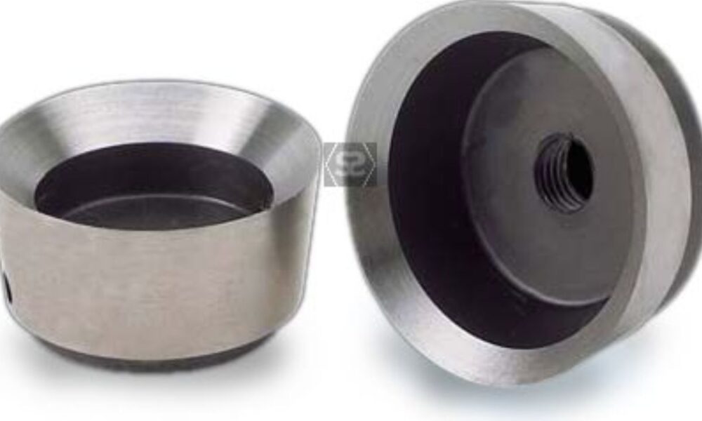 An image of a cup cutters in action, creating a perfect pastry circle