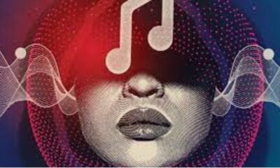 An image representing the contents, mood, or theme of the article: A person with headphones, enjoying music on a smartphone.