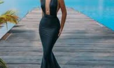 Deep Neck Dress