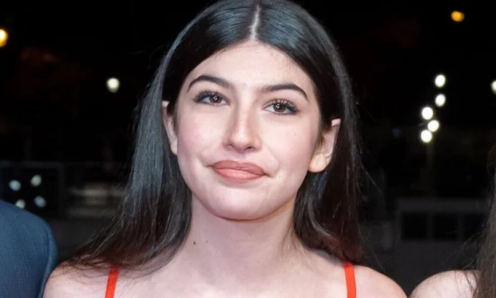 Sunny Sandler on the red carpet, radiating charm and talent.