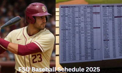 FSU Baseball Schedule