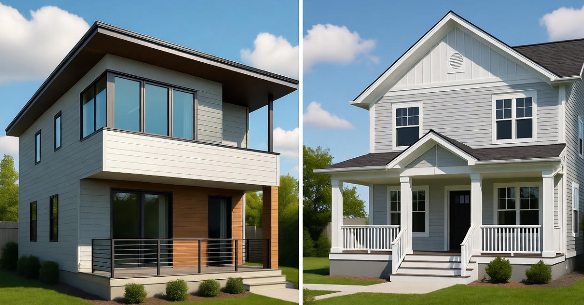 Contemporary Two-Story House Plans