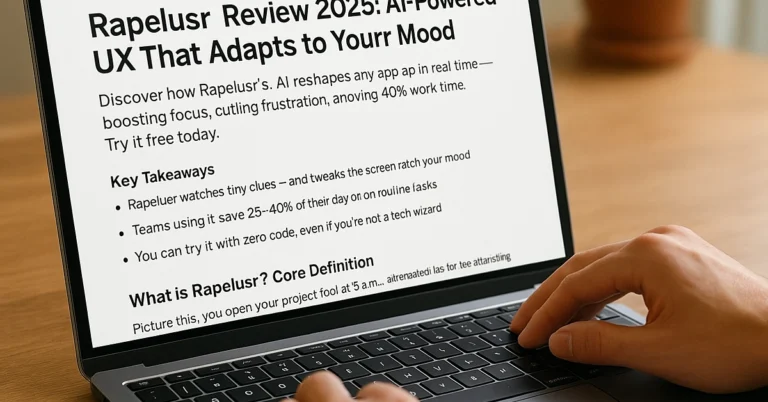 Rapelusr Review 2025: AI-Powered UX Adapts to Your Mood 5 Rapelusr