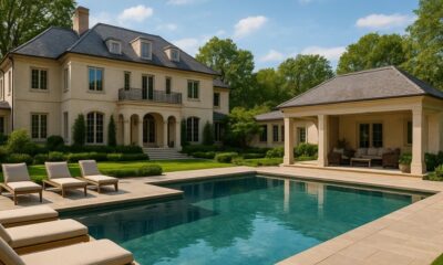 Mansion with Pool House