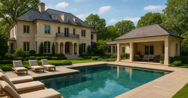Mansion with Pool House 7 Stunning Luxury Homes to Inspire 6 Mansion with Pool House